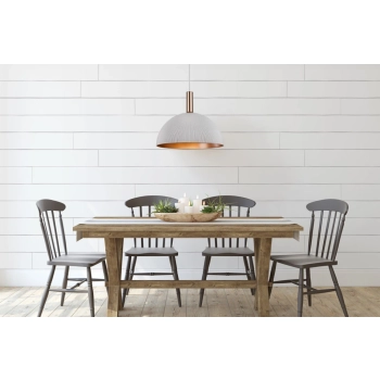 Lanta lampa wisząca 1xE27 PND-23906-1-WH-GD