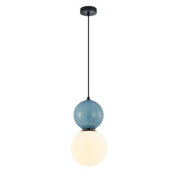 Mastal lampa wisząca 1xE27 PND-36603-1L-BK-BLU Italux