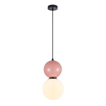 Mastal lampa wisząca 1xE27 PND-36603-1L-BK-PK Italux