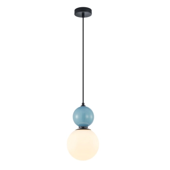 Mastal lampa wisząca 1xE27 PND-36603-1M-BK-BLU Italux