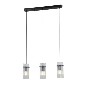 Merto lampa wisząca 3xE14 PND-40930-3B-BK Italux