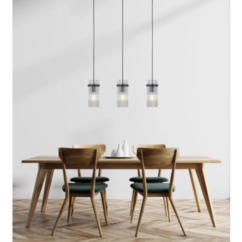 Merto lampa wisząca 3xE14 PND-40930-3B-BK