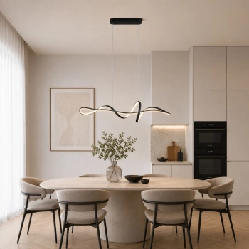 Mila lampa wisząca LED 36W 2700lm CCT PND-23523A-BK