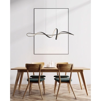 Mila lampa wisząca LED 36W 2700lm CCT PND-23523A-BK
