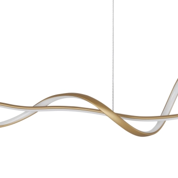 Mila lampa wisząca złota LED 36W 2700lm CCT PND-23523A-GD Italux