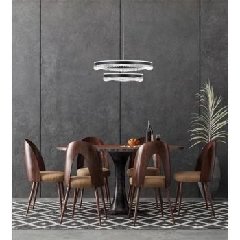 Morte lampa wisząca LED 70W 4900lm CCT PND-34535-2L-BK