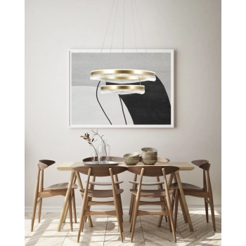 Morte lampa wisząca LED 70W 6200lm CCT PND-34535-2L-GD