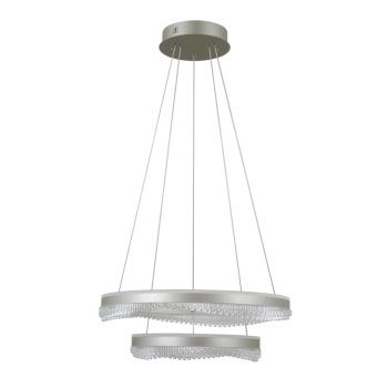 Morte lampa wisząca LED 70W 6400lm CCT  PND-34535-2L-SILV Italux