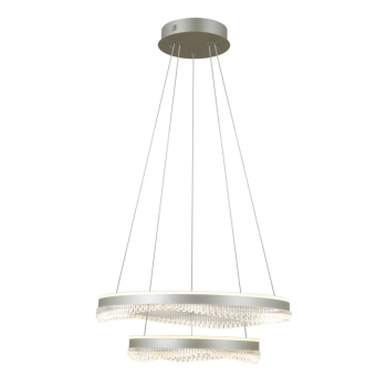 Morte lampa wisząca LED 70W 6400lm CCT  PND-34535-2L-SILV Italux