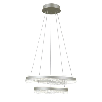 Morte lampa wisząca LED 70W 6400lm CCT  PND-34535-2L-SILV Italux