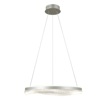 Morte lampa wisząca srebrna LED 45W 4300lm CCT PND-34535-L-SILV Italux
