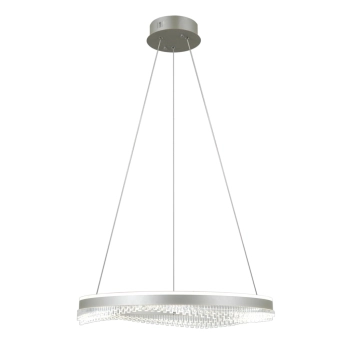 Morte lampa wisząca srebrna LED 45W 4300lm CCT PND-34535-L-SILV Italux