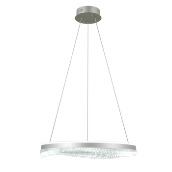 Morte lampa wisząca srebrna LED 45W 4300lm CCT PND-34535-L-SILV Italux