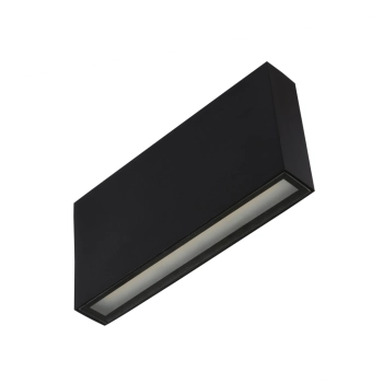 Moura kinkiet zewnętrzny czarny IP54 LED 12W 720lm 3000K OWL-24532-2-BK Italux