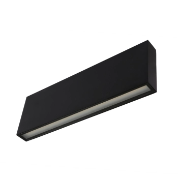 Moura kinkiet zewnętrzny czarny IP54 LED 24W 1293lm 3000K OWL-24532-3-BK Italux