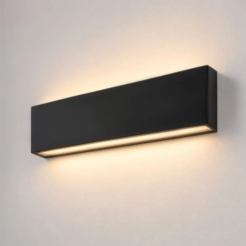 Moura kinkiet zewnętrzny IP54 LED 24W 1293lm 3000K OWL-24532-3-BK