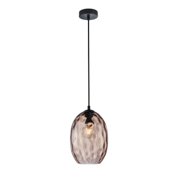 Novala lampa wisząca 1xE27  PND-3031-1-BK-CF Italux
