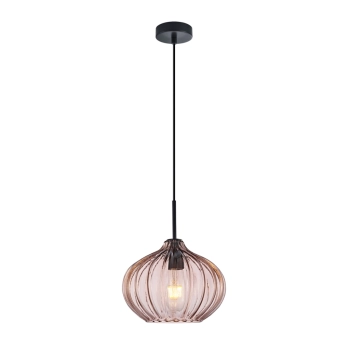 Pansol lampa wisząca 1xE27 PND-2940-1S-BK-CF Italux