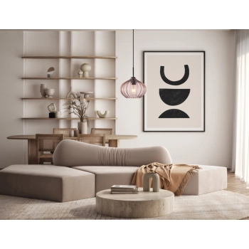Pansol lampa wisząca 1xE27 PND-2940-1S-BK-CF
