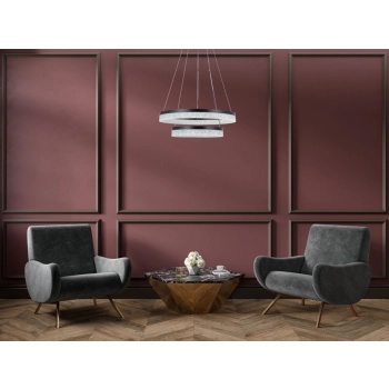 Pantal lampa wisząca LED 36W 2300lm CCT PND-34533-2L-BK