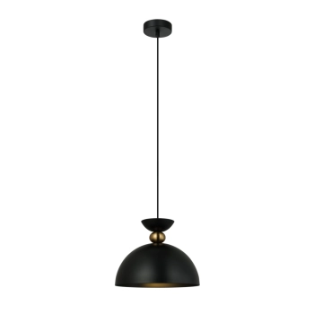 Pegai lampa wisząca czarna 1xE27 PND-62221-1-BK Italux