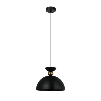 Pegai lampa wisząca czarna 1xE27 PND-62221-1-BK Italux