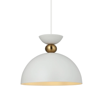 Pegai lampa wisząca biała 1xE27 PND-62221-1-WH