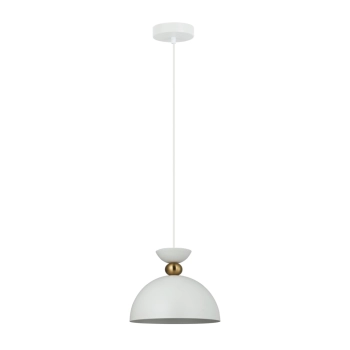 Pegai lampa wisząca biała 1xE27 PND-62221-1-WH Italux