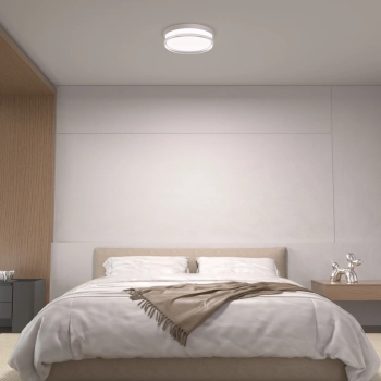 Rilta lampa sufitowa IP65 LED 24W 2360lm CCT PLF-73527-M-WH