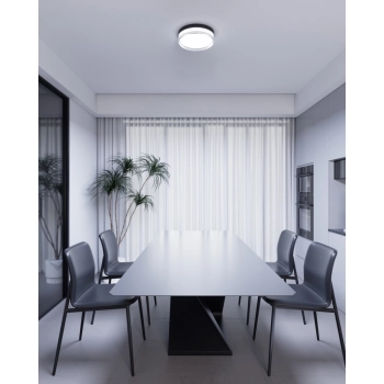 Rilta lampa sufitowa IP65 LED 18W 1720lm CCT  PLF-73527-S-BK