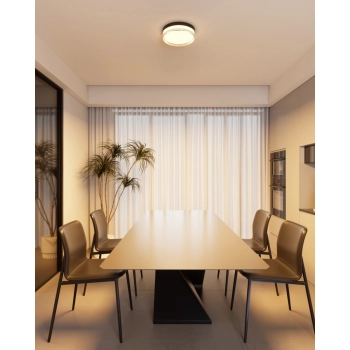Rilta lampa sufitowa IP65 LED 18W 1720lm CCT  PLF-73527-S-BK