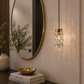 Zorta lampa wisząca 1xE14 PND-33588-1-HBR