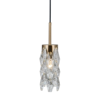 Zorta lampa wisząca 3xE14 PND-33588-3-HBR-BK