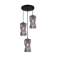 Altera lampa wisząca 3xE27 PND-3219-3A-BK-SG Italux