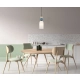 Bonata lampa wisząca 1xE27 PND-36573-1A-BK-WH