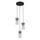 Merto lampa wisząca 3xE14 PND-40930-3A-BK Italux
