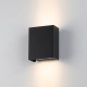 Monto kinkiet zewnętrzny czarny IP65 LED 10W 724lm 3000K OWL-24972-2-BK Italux