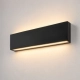 Moura kinkiet zewnętrzny czarny IP54 LED 24W 1286lm 3000K OWL-24532-4-BK Italux
