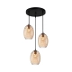 Novala lampa wisząca 3xE27 PND-3031-3A-BRO-AMB Italux