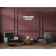 Pantal lampa wisząca LED 36W 2300lm CCT PND-34533-2L-BK
