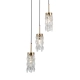 Zorta lampa wisząca 3xE14 PND-33588-3-HBR-BK