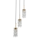 Zorta lampa wisząca 3xE14 PND-33588-3-HBR-BK