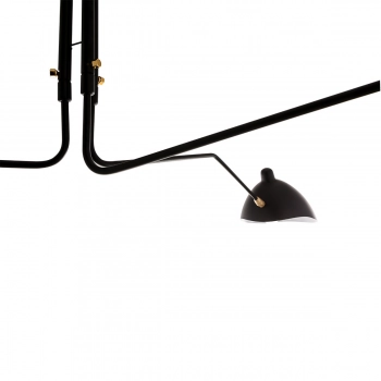 Davis lampa sufitowa czarna E27 MDE610-3