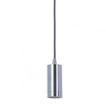 Moderna lampa wisząca chrom E27 DS-M-038 CHROME