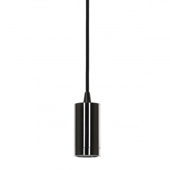 Moderna lampa wisząca czarny połysk E27 DS-M-038 SHINY BLACK