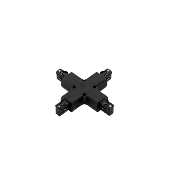 Łącznik X 4 fazowy czarny TR-PLUS-JOINT-BL Italux