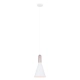 Khaleo lampa wisząca biała, miedziana E27 MDM-3030/1 W+COP Italux