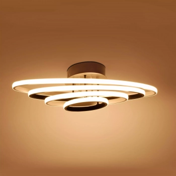 Corina lampa sufitowa LED 86W 10093 lm 4000K biała, czarna K-8105