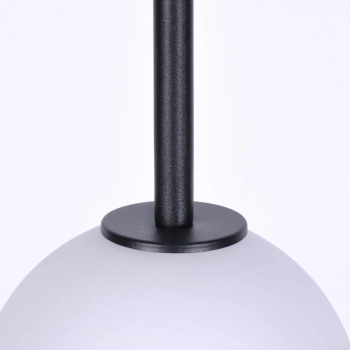 Faro lampa wisząca 1xE14 czarna, biała matowa K-4885