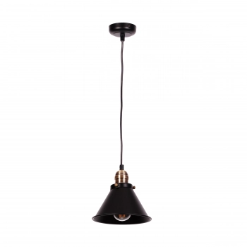 Moreno lampa wisząca 1xE27 czarna K-8038-1